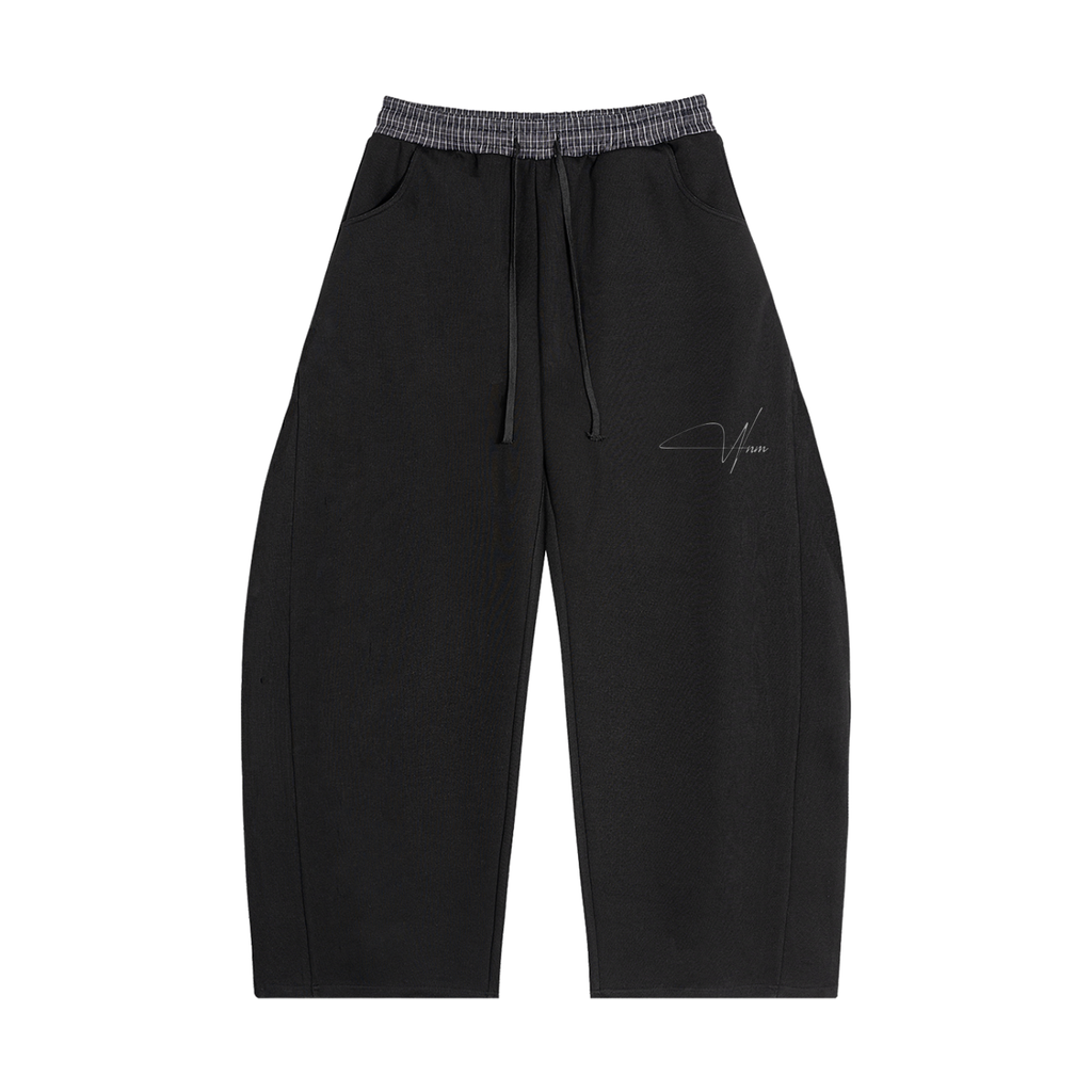 Boxer Baggy Sweatpants Black