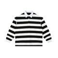 Color Block Stripe Polo Shirt