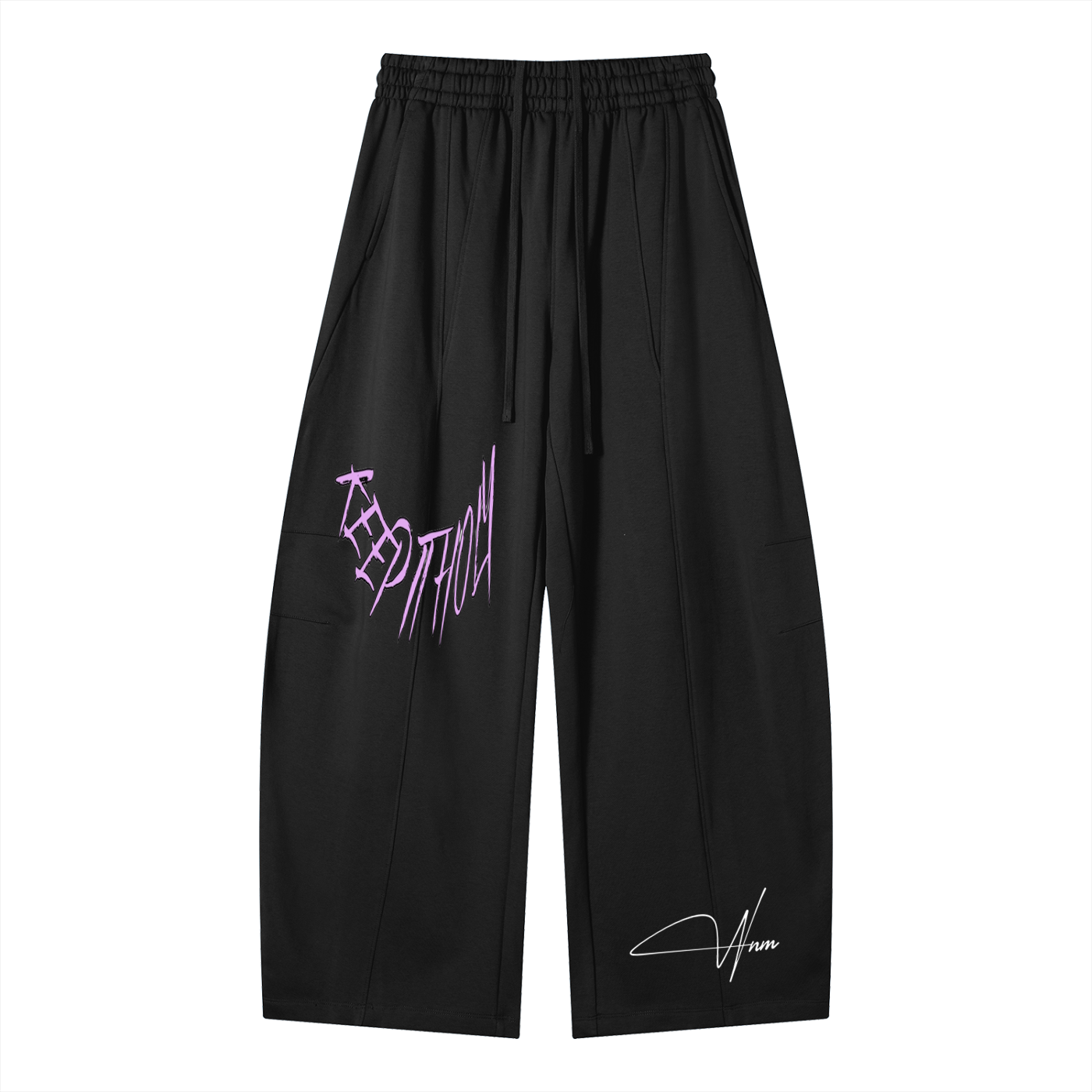 Heavyweight Wide Leg Panel Sweatpants