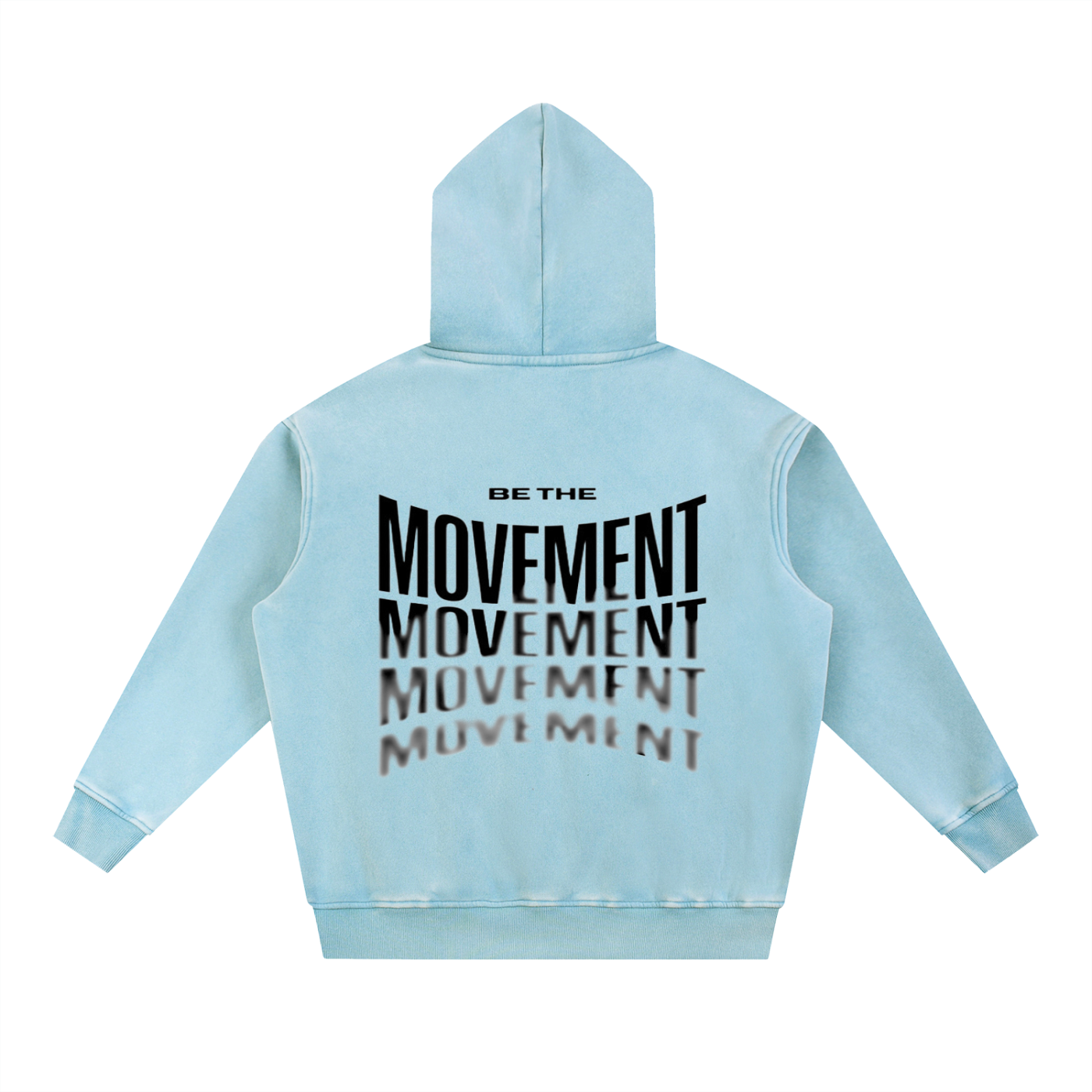 Snow Wash Fleece Oversize Hoodie