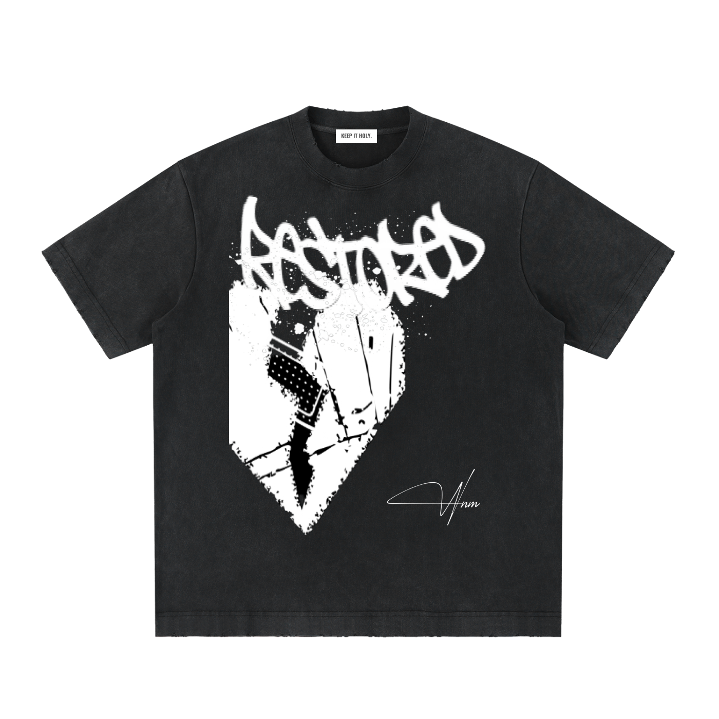 Restored Vintage Frayed Tee