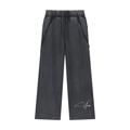 Snow Washed Tape Raw Edge Sweatpants