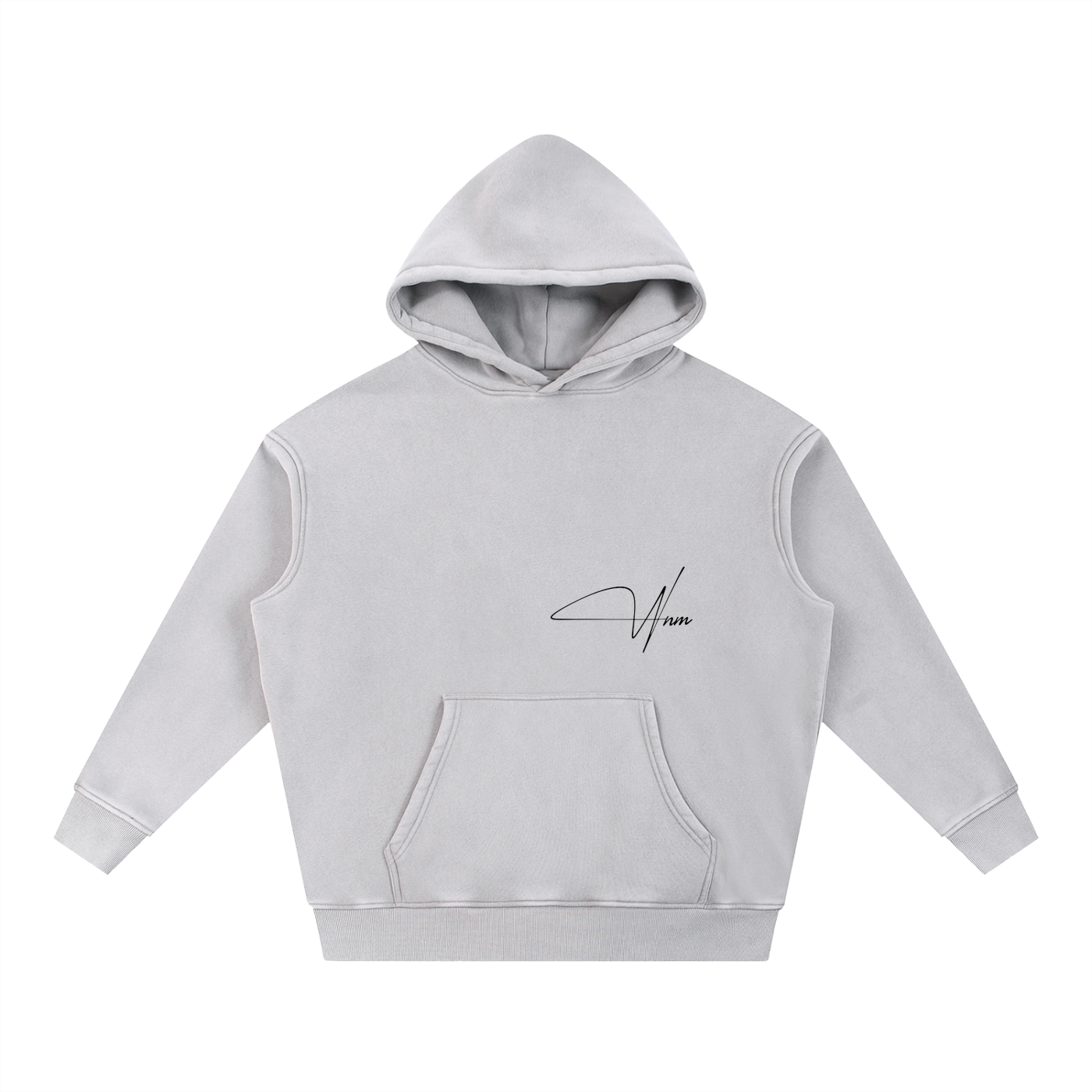 Snow Wash Fleece Oversize Hoodie