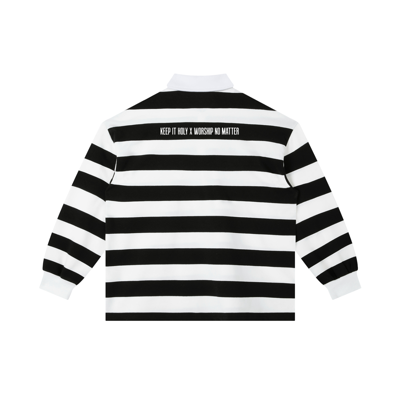 Color Block Stripe Polo Shirt