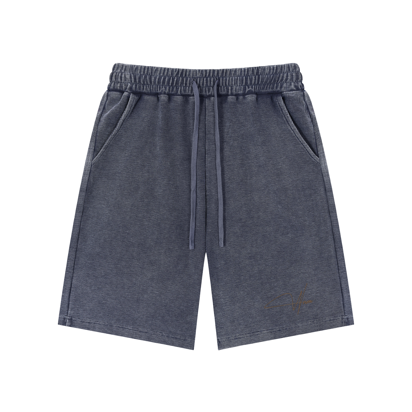 Mineral Wash Waffle Knit Shorts
